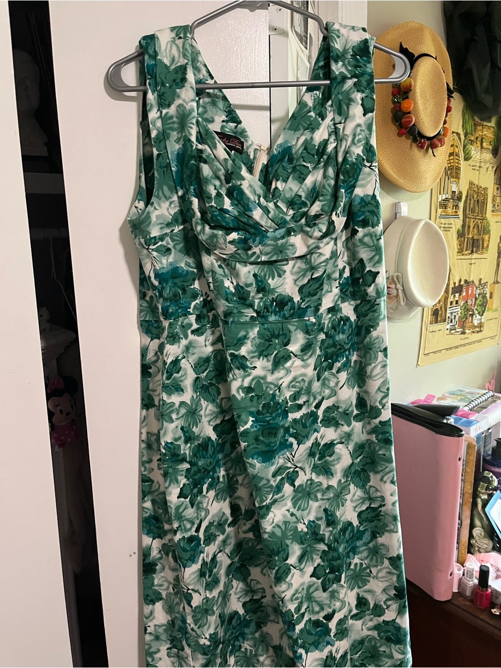 Trashy Diva Green Watercolor Dress